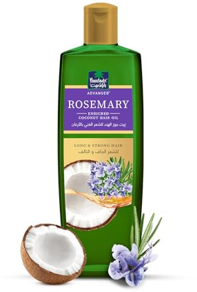 Parachute Advansed Huile capillaire enrichie au romarin - Huile capillaire au romarin - Magie des superaliments - Cheveux longs et épais - 300 ml