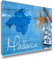 TRIOSK Kühlschrankmagnete Spanien Magnet Insel Mallorca Spruch Souvenir Geschenk Mediterran für Reiselustige Frauen Männer Weltenbummler Kühlschrank stark eckig groß 85x55 mm