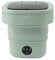 Small Portable Washing Machine, Multifunctional Large Capacity Washing Machine, Collapsible Washing Machine with Soft Spinning for Dormitory Camping Travel Underwear (GREEN)