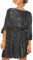 Pailettenkleider für Damen Partykleid Hochzeit Glitzer Cocktailkleid Elegant Sexy Hochzeitskleid Festlich Party Pailletten Frauen Kleider Glitzerkleid Abendkleid Silvester Outfit (2-Black, L)