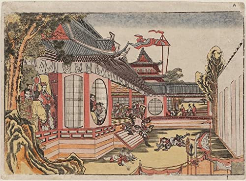 MSTECO Ölgemälde Leinwandbilder Bild Kunst Leinwand Malerei Klicken sie auf um fan kuai the banquet at hongmen youtube com zu speichern für Wanddekoration 60x90cm