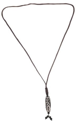 Abaodam Neun Augen Dzi Perlenanhänger Tibetischer Anhänger Halskette Tibetischer Schmuck Damenkette Perlenkette Tibetisch Buddhistische Halskette Tibetisch Buddhistisches Dekor