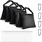 Fatazoii Sandsäcke Schwarzer für Fotografie, Nylon Sandbags für Stativ Fotografie, Fotostudio, Lichtstativ, Gartenpavillon - 4 Stück