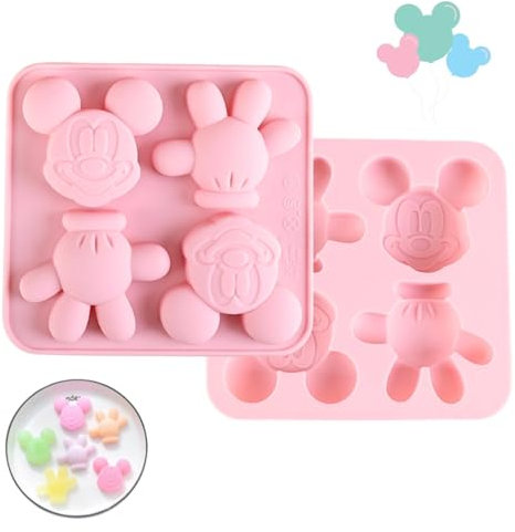 Crethinkaty Silikon-Kuchenform mit Maus-Design, geeignet für Mousse, Kuchendekoration, Gelee, Zuckerguss, Seife, Schokolade und DIY-Werkzeuge