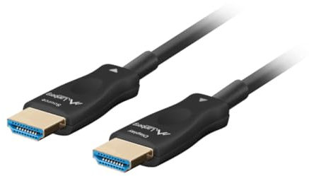 Lanberg Câble HDMI CA-HDMI-30FB-0100-BK Noir 10 m