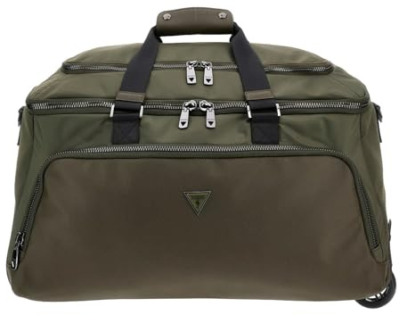 GUESS Reisetasche Trolley Bologna Wheeled Duffel Bag Army Green olivgrün 57cm