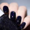 Glitter Nail Varnish, Quick Dry & Long Lasting Nude Nail Polish - No UV Lamp Curing, Chip Resistant, Non-Toxic, Quick Drying - At Home & Salon Manicure (Dark Purple)