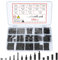 335 Stück M2,5 Nylon Schrauben Muttern Set, Schwarz Nylon Abstandshalter Schraubenmuttern, Männlichen Weiblichen PCB Platinen Abstandshalter Kunststoff Kreuzschlitzschrauben Sortiment Kit