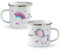 PHOTOCITY Tazza Personalizzata Bambini, Infrangibile, Alluminio (Unicorno-2)