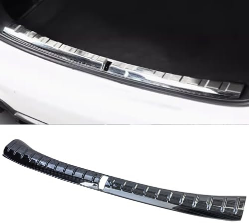 Edelstahl Ladekantenschutz Schwarz Stoßstange Innen passt für 5er BMW G30 G31