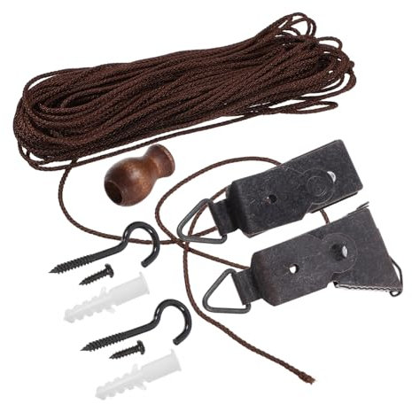 DOITOOL Kit de réparation de store enrouleur corde robuste pour store enrouleur simple fournitures ménagères
