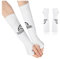 GIDWRIY Unterarmschoner Volleyball Handgelenkschoner,Armschützer Volleyball Armmanschetten,Arm Sleeves Volleyball Handschutz,Armstulpen Volleyball ärmel,Armschoner Gepolstert mit Schutzpolster - Weiß