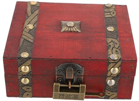 GRIRIW Retro Kleinigkeitenbox mit Aluminiumlegierung, 1 Stück