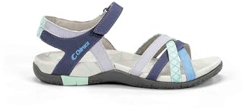 CHIRUCA Damen-Sandalen für Damen, blau, 39 EU