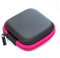 AKORD Small Square Carrying Case for Mobile Phone Headset and USB Cables - Rose