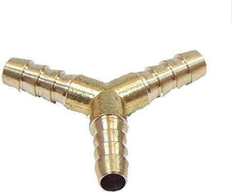 Messing Schlauchverbinder 6mm Y-Stück