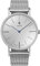 Junkers Dessau Analog Quarz Uhr Edelstahlarmband Saphirglas Indizes weiß 9.16.03.04.M