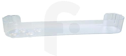 AEG TRANSPARENT REFRIGERATOR DOOR BUTTER SHELF - DIMENSIONS: 484 X 60MM