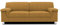 DOMO. collection Sofa Jamie, 2er Couch, moderne Polster-Garnitur, 2-Sitzer 190 x 80 x 72 cm (BxTxH), gelb