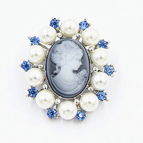 BELTI Frau Brosche Mode Perle Dame Vintage Cameo viktorianischen Stil Hochzeitsfeier Brosche Pin