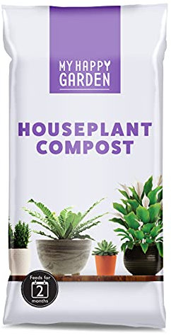My Happy Garden 119967 HOUSEPLANT 10L (Child & Pet Friendly Compost), White