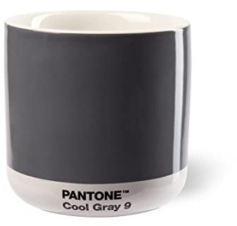Copenhagen Design Coffee Cup, Porcelain, Cool Grey, one Size