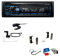 Alpine UTE-204DAB 1 DIN Autoradio DAB+ Bluetooth USB AUX-IN kompatibel mit Audi TT 1998-2006 schwarz
