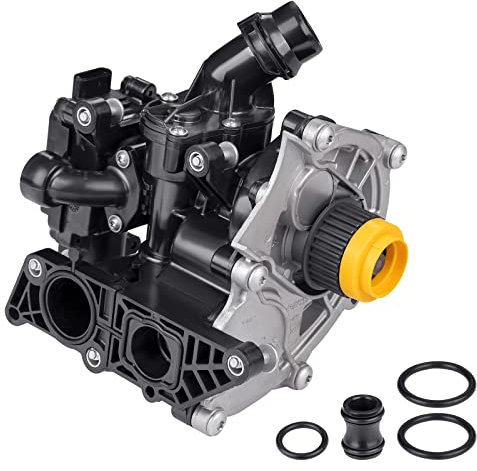 JDMON Replacement for Electric Engine Water Pump Assembly Volkswagen VW Audi Alltrack Arteon Atlas Beetle Jetta Passat Golf A4 A5 A6 Q3 Q5 Q7 TTS TT 1.8T 2.0T 2012-2021 Replaces 06L121011B 06L121111H