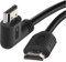 EMOS Câble HDMI 2.0 haut débit avec Ethernet 5 m, 18 Gbps High Speed Cable avec Ultra HD, 4K, 3D, prise en charge ARC, prise en charge 90° vers A mâle Noir