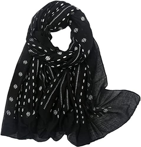 MAIRY Halstücher Damen Blumen Bandana Kopftuch Schal Damen Tücher mit hohem Stola Tuch Halstuch Kopftuch Elegante Schals M14209