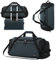 FIORETTO 43L Sporttasche & Reisetasche für Damen und Herren, mit Schuhfach & Nassfach, Wasserdicht Tasche für Trainingstasche, Gym, Travel, Schwimmen, Sauna, fußball Dunkelgrau