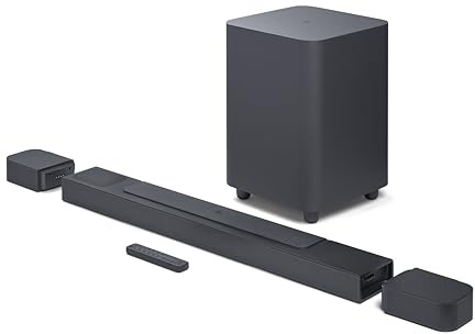 JBL Bar 800 Soundbar with 5.1.2 Channels, Detachable Surround Speakers and Dolby Atmos