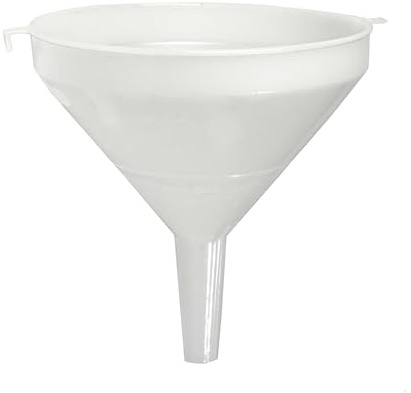 Trichter Ø 37-40 cm, lebensmittelecht, Auslauf Ø 25-39mm - 55mm, Kunststoff ungefärbt