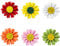 Syrvnto 6 Stück Anstecknadel Brosche Blume Emaille Daisy Brosche Damen Blumen Sonnenblumen Broschen Gänseblümchen Brosche Dekorationen für Schals Pullover Kleider Anzüge Rucksäcke Taschen (6 Farben)