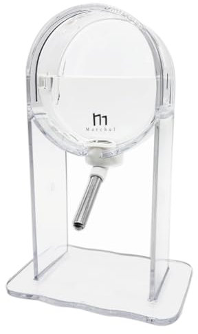Marchul Hamster Trinkflasche mit Ständer, Hamster-Wasserflasche Kein Wasseraustritt, Nagertränke für Kaninchen/Meerschweinchen/Chinchillas/Ratten/Zwerge/Gerbil (150ml)