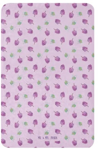 Mr. & Mrs. Panda Sherpa Kuscheldecke Wein Trauben 100 x 150 cm - Geschenk, reben
