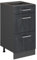 Vicco Mueble bajo de Cocina R-Line, Hormigón Negro, 40 cm ET Roble