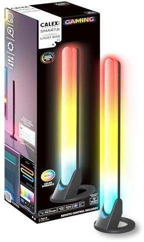CALEX Gaming Monitor LightBar, RGBIC Farben, Razer Chroma kompatibel, PC-Sync