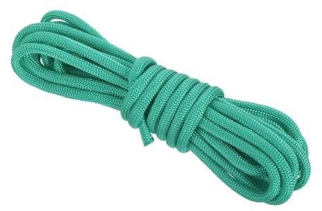 Rebower 550 Paracord Rope 3 m, 4mm Thin Paracord Nylon Cord 7-Strand Core [for Tent Camping Outdoor Gear] - Turquoise