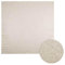 vidaXL Teppich ZIZUR Creme 240x240 cm Jute-Optik Indoor und Outdoor, Fußmatte, Bodenteppich, Teppichboden, Bodenmatte, Flächenvorleger, Innenteppich