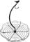 HUANGING Frutero único con colgador de plátano, elegante cesta de exhibición de frutas de pie con soporte para árbol de plátano para uso en la cocina