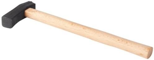 Agmoctz Texturing Hammer DIY Jewelry Making Tool Square-Head with Wood Handle Metal Pattern Designed Forming Tools