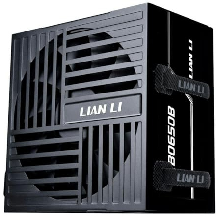 Lian Li RB Series 650W PC Power Supply Unit, 80 PLUS Bronze, Semi-Modular, ATX 3.1, Quiet 135mm HDB Fan, Efficient Power Delivery for Gaming PCs - Black