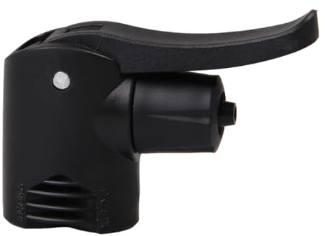 Healvian Reifenfüllanschluss Adapter Einfache Handhabung Kompatibel mit Meisten Luftpumpen aus Kunststoff 2 Stück Schwarz für Französisches und Amerikanisches Ventil