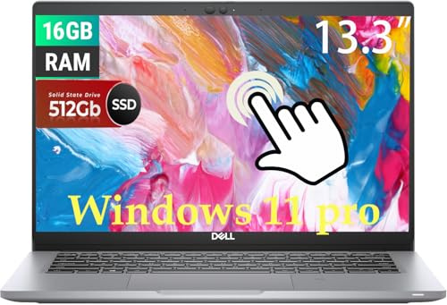 Dell Latitude 5320 Écran Tactile Ordinateur Portable, 13,3 FHD(1920 x 1080), Intel Core i7-1185G7 3,0 GHz, RAM 16 Go, SSD 512 Go, Clavier QWERTY américain, Windows 11 Pro (renouvelé)