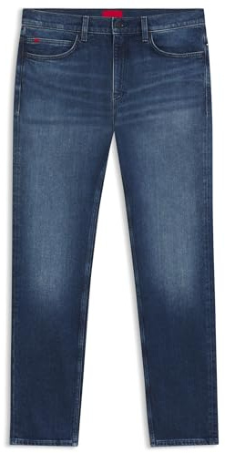 HUGO Dunkelblaue Slim-fit Jeans Aus Bequemem Stretch-Denim