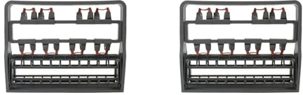 Tuminita 2X Portabicchieri per Lavastoviglie, Cestello per Bicchieri da Vino e Bicchieri A Calice con Contenitore Flessibile e Design Softgrip