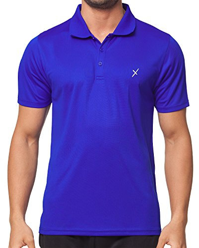 CFLEX Herren Sport Shirt Fitness Polo-Shirt Sportswear Collection - Royal L