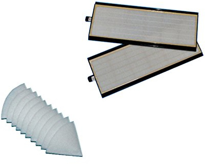 1 x Original Filterset Zehnder Comfoair 350 o 550 Filter 2 x G4 + 10 Kegelfilter Marke baselines® G4 DN125-150 lang