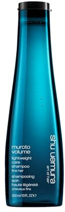 Shu Uemura, Muroto Volume, Volumengebendes Shampoo, Für feines Haar, Mit Tiefseewasser Mineralien aus dem Pazifischen Ozean, Für volleres und geschmeidiges Haar, 300 ml